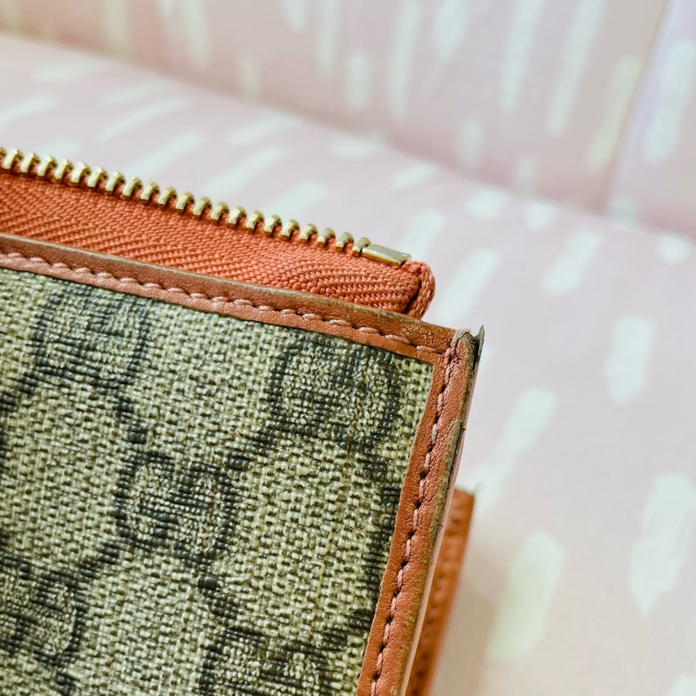 GUCCI WEBLINE ZIP LONG WALLET - Picture 9 of 12